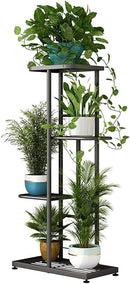 4-Tier Metal Plant Stand – Indoor & Outdoor Flower Pot Display Shelf
