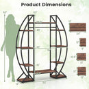 10-Tier Indoor Plant Stand with Grow Lights – 63-Inch Tall Plant Shelf