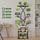 8-Tier Indoor Plant Stand with Grow Lights, Storage Drawer & 2 Hooks – 65-Inch Tall Shelf