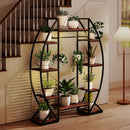 10-Tier Indoor Plant Stand with Grow Lights – 63-Inch Tall Plant Shelf