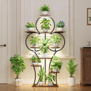 63-Inch Tall Indoor Plant Stand with Grow Lights – 10-Tier Plant Display Shelf