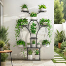 8-Tier Indoor Plant Stand with Grow Light – 60-Inch Tall Plant Shelf