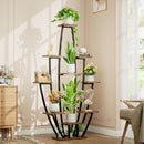 10-Tier Indoor Plant Stand with Grow Lights – Tall Plant Shelf