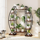 10-Tier Indoor Plant Stand with Grow Lights – 63-Inch Tall Plant Shelf