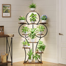 63-Inch Tall Indoor Plant Stand with Grow Lights – 10-Tier Plant Display Shelf