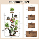 8-Tier Indoor Plant Stand with Grow Lights – Lighted Plant Shelf