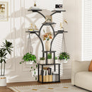 8-Tier Indoor Plant Stand with Grow Light – 60-Inch Tall Plant Shelf