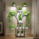 8-Tier Indoor Plant Stand with Grow Light – 60-Inch Tall Plant Shelf