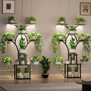 8-Tier Indoor Plant Stand with Grow Light – 60-Inch Tall Plant Shelf