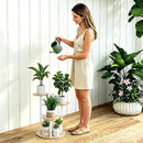 4-Tier Plant Stand Indoor Outdoor Corner Tiered Holder Shelf Display Rack