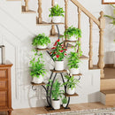 8-Tier Indoor Plant Stand with Grow Lights – Lighted Plant Shelf