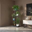 4-Tier Metal Plant Stand – Indoor & Outdoor Flower Pot Display Shelf